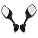 HTTMT MT061- Black OEM Aftermarket Side Racing Mirrors Compatible with Kawasaki Ninja 2005-2008 ZX-6R 636 ZX6RR /2004-2008 Kawasaki ZX-10R