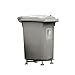 Wewnętrzne kosze na śmieci zewnętrzne kosze na śmieci na kółkach / pedał pojemniki na śmieci na śmieci duża pojemność grube plastikowe kosze na śmieci pojemniki na śmieci do przechowywania (Kolor: B, rozmiar: 48 * 41 * 68 cm)
