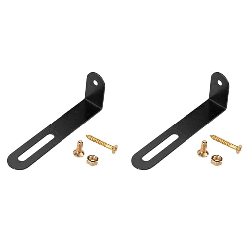 Ofgepi(オフゲピ) 2X エレキギターサポートパーツスクラッチプレートブラケット、ナットゴールドネジ付き、ギブソンエピフォンレスポールLPギター用ピックガード