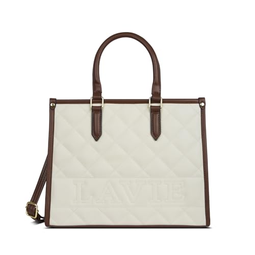 Image of Lavie Women's Quilt Jessa Box Satchel Bag | Satchel Handbag for Work | Ladies Purse | Stylish Shoulder Bag | Gift for Women