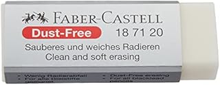 Faber-Castell 187120 - Gum Dust-Free, plastic, white, 1 piece
