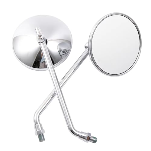 Rétroviseurs moto ronds universels pour remplacer vos miroirs vibrants d'origine 8/10mm