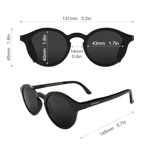 Image of LONDON MOLE Graduate sunglasses | Cool round panto shaped glasses | Men's Women's Unisex | Spring hinges