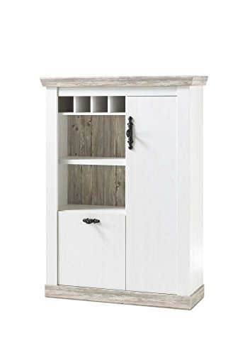 Beauty.Scouts Sideboard "Kiruna" Kommode, Schrank, Pinie weiß, 107x146x38 cm Cover