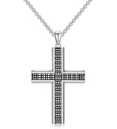 Sterling Silver Baseball Cross Pendant for Men & Boys Jewelry Gift
