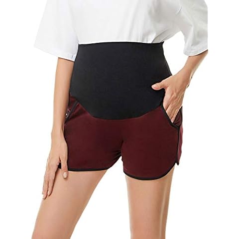 Love2Mi Over Belly Maternity Shorts Cover