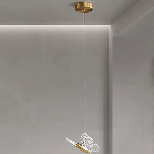 Chandelier suspendu LED moderne 1 lampe pour décoration de bar ou de couloir