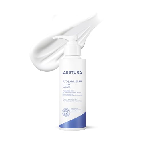 AESTURA ATOBARRIER365 LOTION Leichte Feuchtigkeitscreme für Gesicht Geschmolzene Ceramid-Kapseln Patentierter Lipid-Komplex Gesichtslotion für normale bis trockene Haut Dermatologisch getestet 150mL