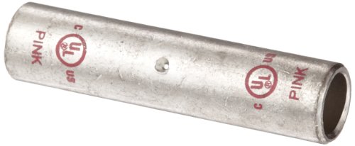Image of Morris 94520 Long Barrel Compression Splice, Copper, 1 /0 Str. Wire Range, Pink Color Code