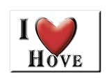 Enjoymagnets Hove (ENG) Souvenir England England Fridge Magnet KÜHLSCHRANK Magnet ICH Liebe I Love