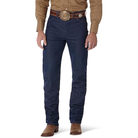 Wrangler Men's 13MWZ Cowboy Cut Original Fit Jean, Rigid Indigo, 36W x 34L Cover
