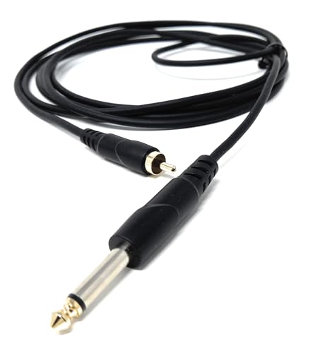Cable de audio de 6.35 mm a RCA DRUT con transmisión de señal sin interferencias 5