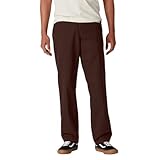 Dickies Men's Slim Fit Skateboarding Pants – Stretch Performance Skate Pants with Reinforced Knees, Chocolate Brown, 30W x 30L