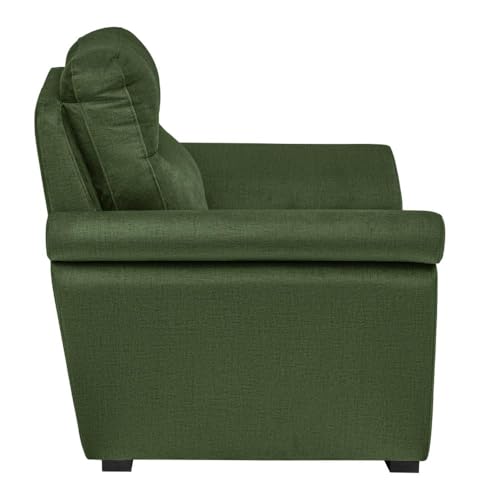 Image of Wakefit Sofa Set | 5 Year Warranty | Sofa 1 Seater, 1 Seater Sofa for Living Room, Wooden Sofa Set, Single Seater - Lounger Plus(Reflection : Green)