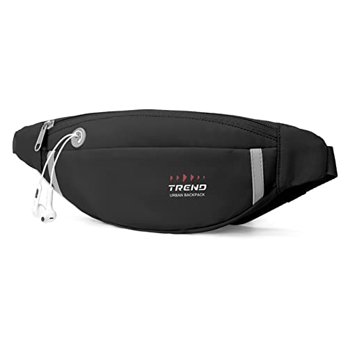 Riñonera pequeña para Mujer y Hombre, riñonera con Conector para Auriculares, riñonera Ligera e Impermeable para Correr, Viajar, Senderismo, Ciclismo, Viajar Cover