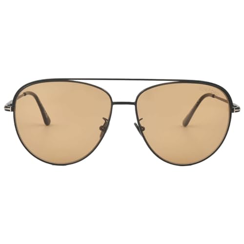 Tom Ford Sunglasses FT 0954 -D Asian fit 01E Shiny Black/Brown