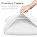 Superity Linen Pillow Cases Standard Size - Soft and Breatheable Cotton White Pillow Cases Set of 2 with Envelope Enclosure. Pillow Covers are 20 x 26. Protect Pillow and Enhance Bedroom Appearance.