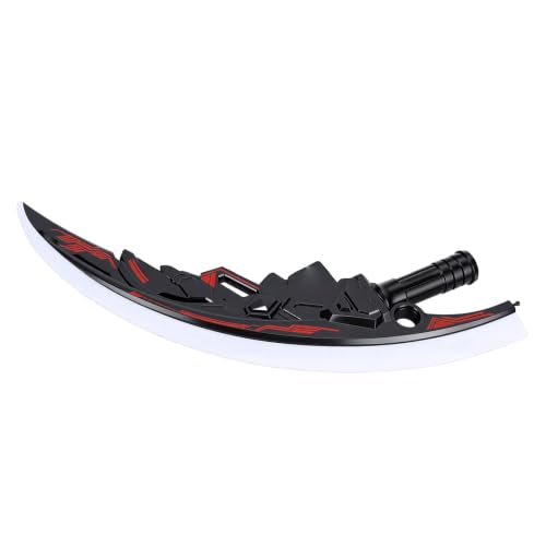Espada de Juguete Recargable con Luz y Efectos de Sonido, Sable LED Arcoíris Activado por Gravedad para Jugar a Niños, Portátil de 18,5' (Rojo)