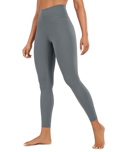 Image of CRZ YOGA Naked Feeling Leggings 25'' | Sleek, Decent Compression, Yoga, Hidden Waistband Pocket, for Women