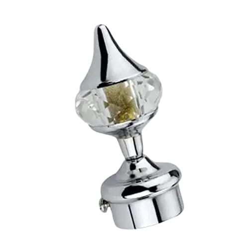 Diamond Brackets Parda Holder 1 Inch Curtains Rod Pocket Finials Designer Door and Window Curtain Holders and Rod Support Fittings