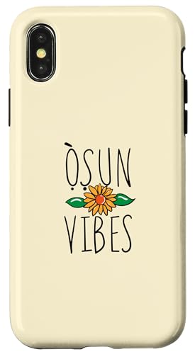 Oshun Orishas Goddess Oxum Ifa Yoruba Religion Gift Black �X�}�z�P�[�X iPhone X/XS �p