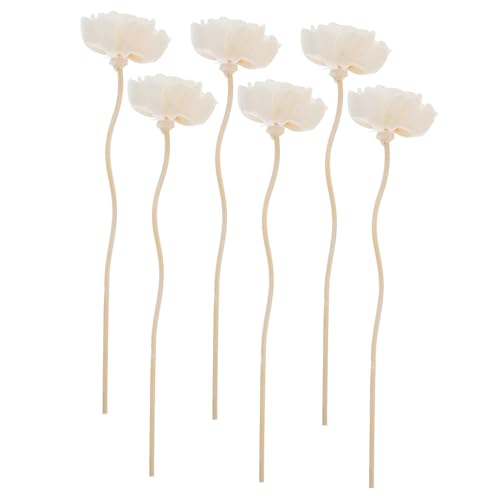 6 unidades varillas difusoras florales para aromaterapia miniatura 1