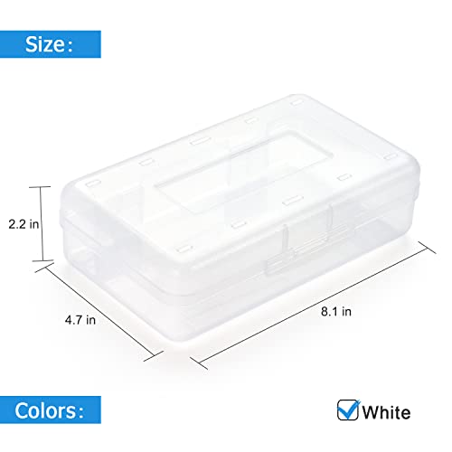 Image of Tamaki 1 Pack Plastic Pencil Box Large Capacity, Clear