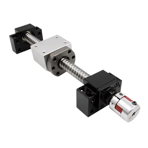 Vis à billes SFU1605 400mm avec écrou unique et roulements pour guidage de machine CNC
