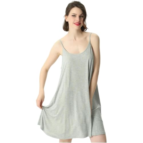Robe d'été à bretelles grande taille en coupe évasée taille haute pour femme
