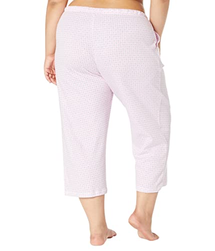 Image of Karen Neuburger Women's [Plus Size] Short Sleeve Girlfriend Capri Pajama Set
