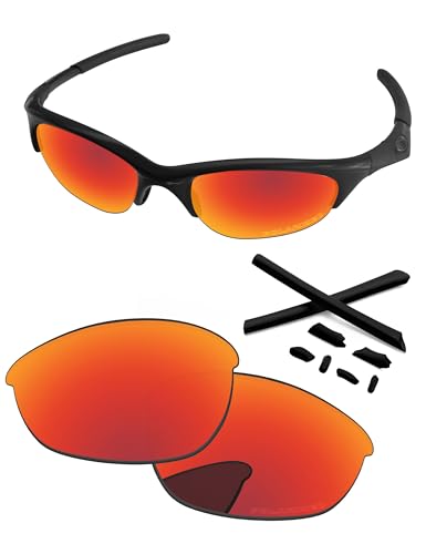 Image of Replacement Lenses & Rubber Kits for Oakley Half Jacket 60mm Sunglass - Precision Fit, UV Block & Impact Resistant