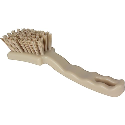 Image of SPARTA 41395EC25 Plastic Scrub Brush, Detail Brush, Kitchen Brush With Hanging Hole For Cleaning, 7 Inches, Tan