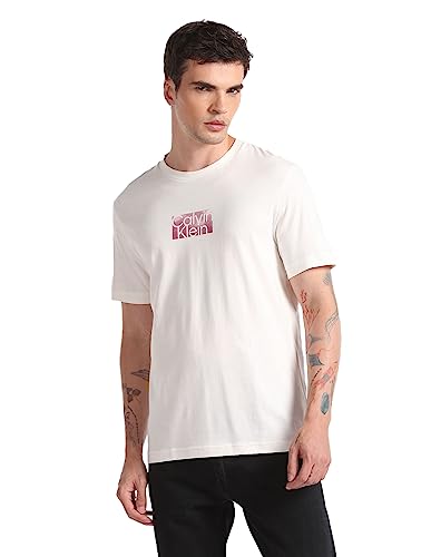 T-shirt Calvin Klein Panna K10K111119 haut de gamme couleur crème