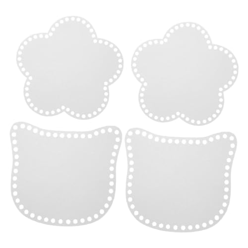 Angoily 4 Piezas almohadilla moldeadora inferior el macramé con reemplazo bases tabla base para tejer placa base para bricolaje tablero base artesanal Acrílico