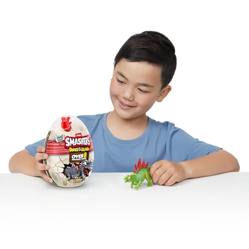 Smashers Dino Island Nano Egg with Dinosaur Stegosaurus and Over 10 Surprises!