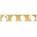 Royal Cove 671611 Vanity Lighting Strip, Polished Brass, 24 In.