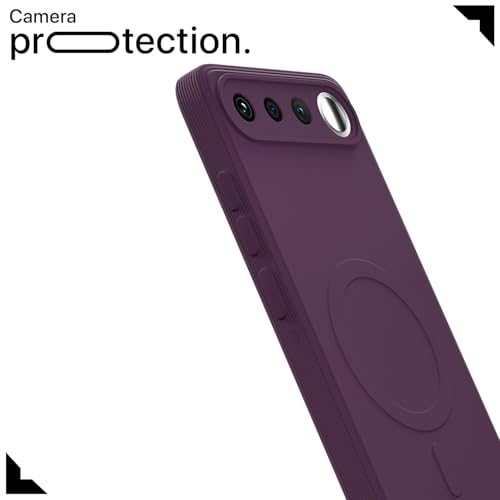 Image of Pikkme Back Cover for Realme 16 5G Soft Matte Silicone Mag-Safe Design (Mag-Safe Not Support) Camera Protection | Slim Fit Bumper Cover (Purple)