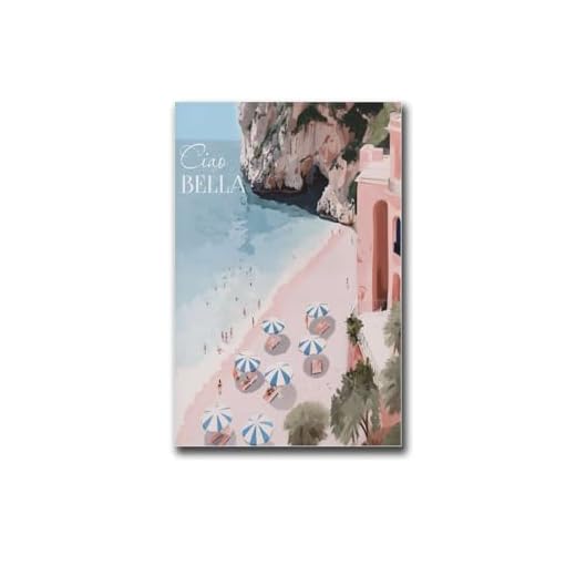 Amalfi Coast Canvas Art Print