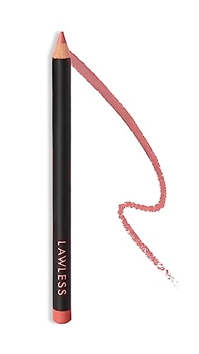 LAWLESS Women's Forget the Filler Definer Liner, Velvet Peach, Pink, 0.04 Ounce