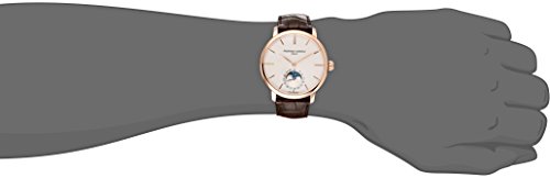 Frederique Constant Men's FC705X4S4 Slim Line Rose Gold-Plated Automatic Watch with Brown Leather Band2