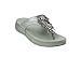 REDVOLUTION Women's Jewel Sandals Soft Platform Footbed Fashion Flip Flop (10 B(M), Chandelier (grey))