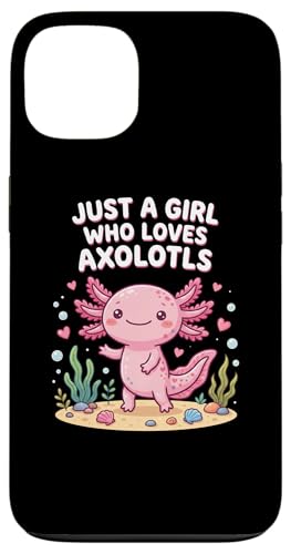 Axolotl Kawaii Just A Girl Who Loves Axolotls �X�}�z�P�[�X iPhone 13 �p
