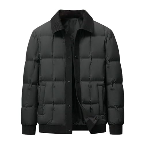 Doudoune tendance homme veste chaude rembourrée col revers automne hiver