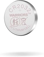 Warriors 5X CR2032 Batterie Knopfzellen, 3V 240mAh Lithium Batterie – Ansicht 8
