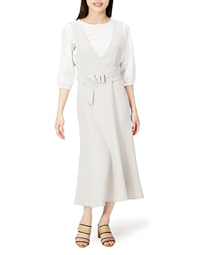 [ジル バイ ジルスチュアート] カジュアルドレス 《SALONシリーズ》ハイウエストマーメイド レディース グレー S