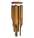 Nalulu Classic Wind Chime - Bamboo Wooden Wood Outdoor Medium & Relaxation Ready