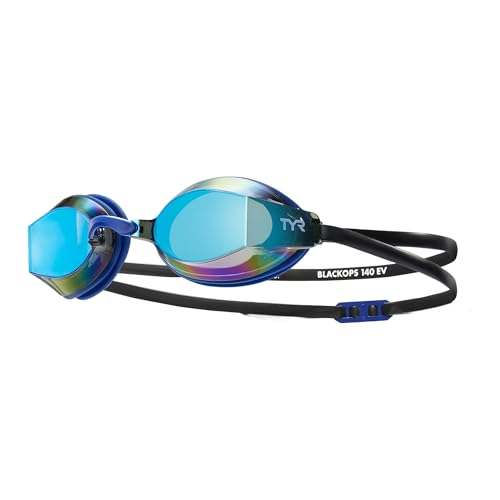 Image of TYR Adult Black Ops 140 EV Goggles - Racing Performance Swim Goggles | Low Profile Drag Reduction | 140-Degree Peripheral View | Durafit Silicone Gaskets | 4 Removable Nosebridges