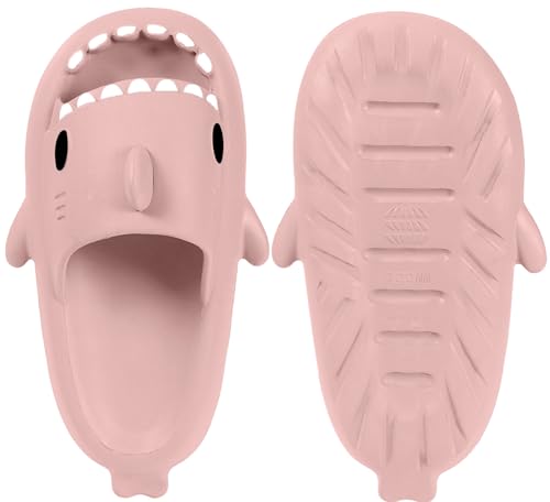 Image of KVbabby Kids Shark Slides Boys Girls Cloud Sandals | Cloud Sandals,Open Toe,Beach Pool Water Shoes,Slip-on,Lightweight,Non-Slip,Soft,Flexible,EVA Slippers