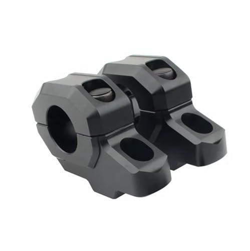 Rehausseurs guidon fixation pince Kawasaki Z900C Z900RS pontet alu noir
