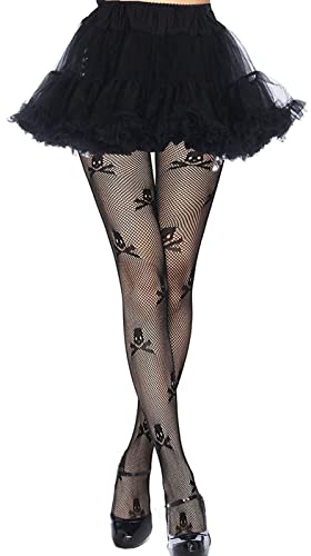 Image of Fishnet Stockings for Women With Stretch Waistband,Fishnets With Reinforced Toes, Fishnet Tights With High Elastic